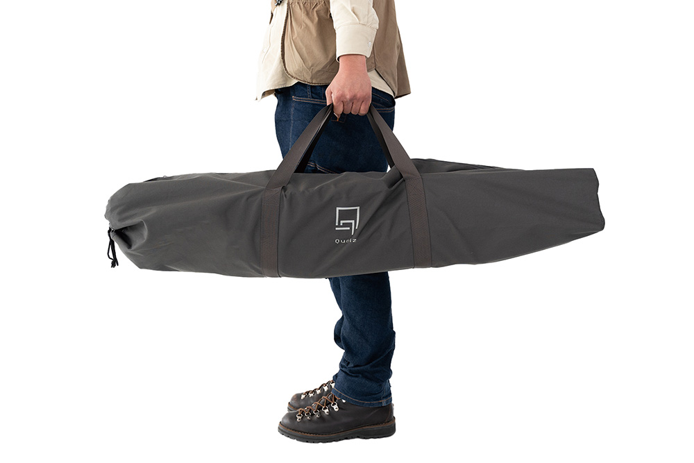 幅106cm×30cm×21cmで軽自動車にも積みやすいサイズ感です。